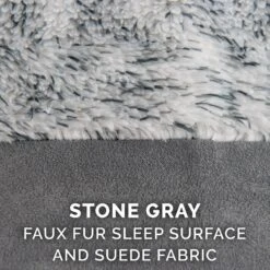 FurHaven Faux Fur & Suede Deluxe Orthopedic Dog & Cat Mattress -Cozy Paws 244344 PT8. AC SS1800 V1602309370