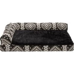 FurHaven Southwest Kilim Memory Foam Deluxe Chaise Dog & Cat Bed -Cozy Paws 244401 PT2. AC SS1800 V1606362719