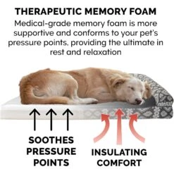 FurHaven Southwest Kilim Memory Foam Deluxe Chaise Dog & Cat Bed -Cozy Paws 244401 PT6. AC SS1800 V1606357014