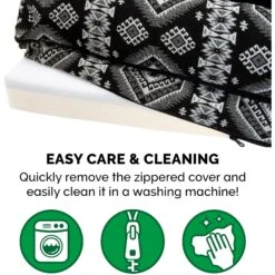 FurHaven Southwest Kilim Memory Foam Deluxe Chaise Dog & Cat Bed -Cozy Paws 244401 PT7. AC SS1800 V1606370824