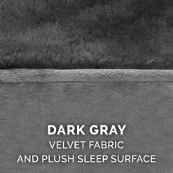 FurHaven Plush & Velvet Cooling Gel Comfy Couch Dog & Cat Bed -Cozy Paws 244481 PT8. AC SS1800 V1602307566