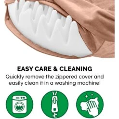 FurHaven Wave Fur & Velvet Orthopedic Snuggery Dog & Cat Bed -Cozy Paws 244490 PT7. AC SS1800 V1602834074