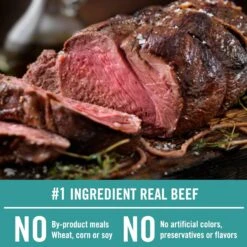 Chicken Soup For The Soul Beef & Legumes Recipe Grain-Free Dry Dog Food -Cozy Paws 244605 PT2. AC SS1800 V1596205867