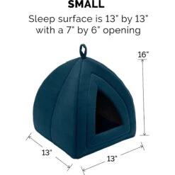 FurHaven Calming Fleece Covered Dog & Cat Bed -Cozy Paws 244616 PT1. AC SS1800 V1612503705