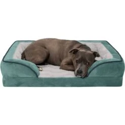 FurHaven Velvet Waves Perfect Comfort Orthopedic Sofa Cat & Dog Bed -Cozy Paws 244630 PT4. AC SS1800 V1669928966