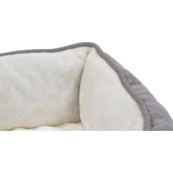 HappyCare Textiles Rectangle Orthopedic Bolster Cat & Dog Bed -Cozy Paws 245785 PT2. AC SS1800 V1596057998