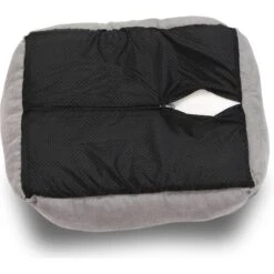 HappyCare Textiles Rectangle Orthopedic Bolster Cat & Dog Bed -Cozy Paws 245785 PT3. AC SS1800 V1596056769