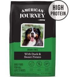 American Journey Duck & Sweet Potato Grain-Free Dry Dog Food, 24-lb Bag