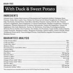 American Journey Duck & Sweet Potato Grain-Free Dry Dog Food, 24-lb Bag -Cozy Paws 245941 PT8. AC SS1800 V1665438926