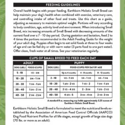 Earthborn Holistic Small Breed Dry Dog Food -Cozy Paws 247181 PT7. AC SS1800 V1601414776