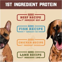 Boss Dog Fish Flavor Freeze-Dried Dog Food, 12-oz Pouch -Cozy Paws 248099 PT5. AC SS1800 V1672342669