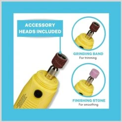 ConairPROPET Professional Cordless Two-Speed LED Dog Nail Grinder -Cozy Paws 249516 PT3. AC SS1800 V1695835985