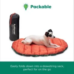 FurHaven Trail Pup Packable Stuff Sack Travel Pillow Dog Bed -Cozy Paws 250947 PT5. AC SS1800 V1619656321