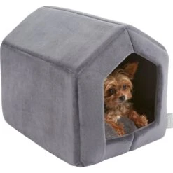 Frisco House Cave Cat & Dog Covered Bed -Cozy Paws 251241 PT3. AC SS1800 V1615523207