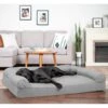 FurHaven Quilted Full Support Orthopedic Sofa Dog & Cat Bed -Cozy Paws 251838 MAIN. AC SS1800 V1611071547