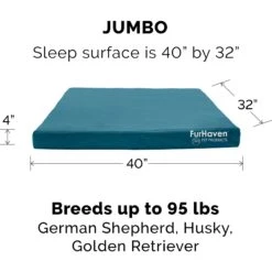 FurHaven Deluxe Oxford Full Support Dog & Cat Bed With Removable Cover -Cozy Paws 251890 PT4. AC SS1800 V1667229582