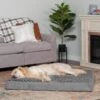 FurHaven NAP Ultra Plush Full Support Orthopedic Deluxe Dog & Cat Bed -Cozy Paws 251906 MAIN. AC SS1800 V1613805126