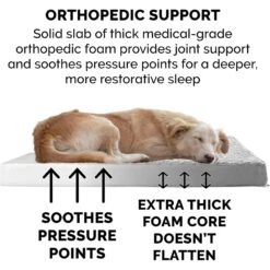 FurHaven NAP Ultra Plush Full Support Orthopedic Deluxe Dog & Cat Bed -Cozy Paws 251906 PT6. AC SS1800 V1613801811