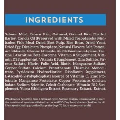 Wholesomes Sensitive Skin & Stomach With Salmon Protein Dry Dog Food, 30-lb Bag -Cozy Paws 252533 PT4. AC SS1800 V1600209363