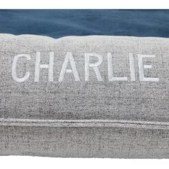 Frisco Orthopedic Personalized Bolster Dog Bed W/Removable Cover, Harbour Blue, Large -Cozy Paws 252617 PT5. AC SS1800 V1604532720
