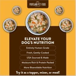 Portland Pet Food Company Hopkins' Pork N' Potato Homestyle Wet Dog Food Topper, 9-oz Pouch, Case Of 4 -Cozy Paws 252875 PT2. AC SS1800 V1693247847