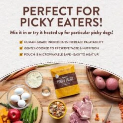 Portland Pet Food Company Hopkins' Pork N' Potato Homestyle Wet Dog Food Topper, 9-oz Pouch, Case Of 4 -Cozy Paws 252875 PT4. AC SS1800 V1692993973