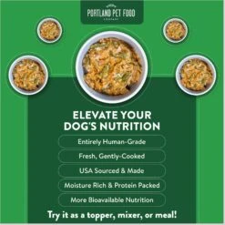 Portland Pet Food Company Grandma Ada's Turkey & Yams Homestyle Wet Dog Food Topper, 9-oz Pouch, Case Of 4 -Cozy Paws 252879 PT2. AC SS1800 V1693247833