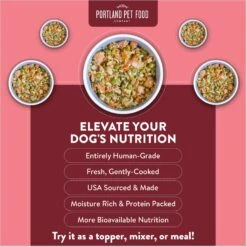 Portland Pet Food Company Wally's Salmon N' Rice Homestyle Wet Dog Food Topper, 9-oz Pouch, Case Of 4 -Cozy Paws 252881 PT2. AC SS1800 V1693247065