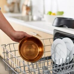 Frisco Matte Black Design Light Copper Stainless Steel Dog & Cat Bowl -Cozy Paws 253051 PT7. AC SS1800 V1616526828