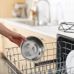 Frisco Elevated Stainless Steel Dog & Cat Bowl With Metal Stand -Cozy Paws 253055 PT7. AC SS1800 V1616595557