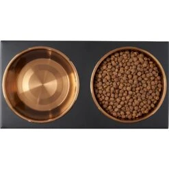 Frisco Copper Stainless Steel Elevated Foldable Double Dog & Cat Bowls 15 Frisco Copper Stainless Steel Elevated Foldable Double Dog & Cat Bowls -Cozy Paws 253060 PT5. AC SS1800 V1616595415