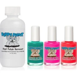 Piggy Paint Puppy Paint Variety Pack Dog Nail Polish & Remover, 0.5-oz Bottle, 3 Count