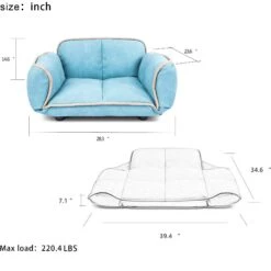 K1 Pet Design Stark Sofa Dog Bed -Cozy Paws 254149 PT3. AC SS1800 V1602724572