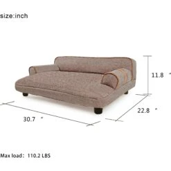 K1 Pet Design Wickman Sofa Pet Bed With Removable Cover -Cozy Paws 254151 PT1. AC SS1800 V1602685287