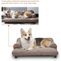 K1 Pet Design Wickman Sofa Pet Bed With Removable Cover -Cozy Paws 254151 PT4. AC SS1800 V1602724881