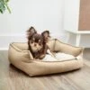 Frisco Faux Felt Flange Edge Bolster Cat & Dog Bed -Cozy Paws 255166 MAIN. AC SS1800 V1616011345