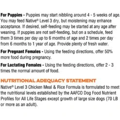 Blue Seal Native Level 3 Dry Dog Food, 40-lb Bag -Cozy Paws 255270 PT7. AC SS1800 V1602716174