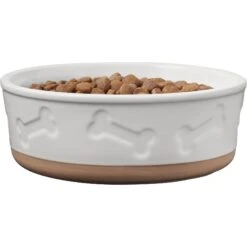 Frisco Bones Non-skid Ceramic Dog & Cat Bowl -Cozy Paws 256074 PT3. AC SS1800 V1615313594