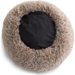 Brindle Donut Cuddler Dog & Cat Bed, Tan -Cozy Paws 256160 PT8. AC SS1800 V1602112874