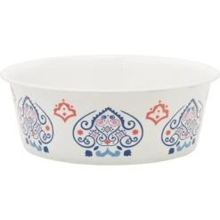 Frisco Bohemian Non-Skid Stainless Steel Dog & Cat Bowl