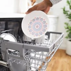 Frisco Bohemian Non-Skid Stainless Steel Dog & Cat Bowl -Cozy Paws 257195 PT6. AC SS1800 V1615939303