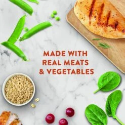 Chicken Soup For The Soul Classic Cuts In Gravy Chicken, Brown Rice & Vegtables Recipe Adult Dog Food -Cozy Paws 257209 PT4. AC SS1800 V1602537664