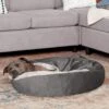 FurHaven Wave Covered Pillow Cat & Dog Bed