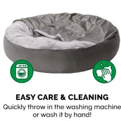 FurHaven Wave Covered Pillow Cat & Dog Bed -Cozy Paws 258985 PT6. AC SS1800 V1604105583