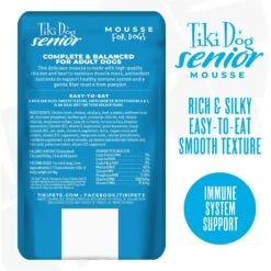 Tiki Dog Aloha Petites Senior Mousse Chicken, Beef & Pumpkin In Broth Grain-Free Wet Dog Food -Cozy Paws 259160 PT2. AC SS1800 V1631197022