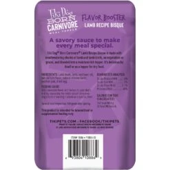 Tiki Dog Born Carnivore Flavor Booster Lamb Bisque Non-GMO Wet Dog Food Topper -Cozy Paws 259162 PT2. AC SS1800 V1701796153