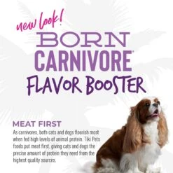 Tiki Dog Born Carnivore Flavor Booster Lamb Bisque Non-GMO Wet Dog Food Topper -Cozy Paws 259162 PT6. AC SS1800 V1701796147