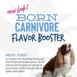 Tiki Dog Born Carnivore Flavor Booster Duck Bisque Non-GMO Wet Dog Food Topper -Cozy Paws 259166 PT6. AC SS1800 V1701796128