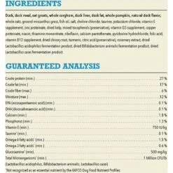 ACANA Singles + Wholesome Grains Limited Ingredient Diet Duck & Pumpkin Recipe Dry Dog Food 17 ACANA Singles + Wholesome Grains Limited Ingredient Diet Duck & Pumpkin Recipe Dry Dog Food -Cozy Paws 259574 PT6. AC SS1800 V1696266613