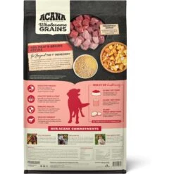 ACANA Wholesome Grains Red Meat Recipe Dry Dog Food -Cozy Paws 259580 PT2. AC SS1800 V1696265330